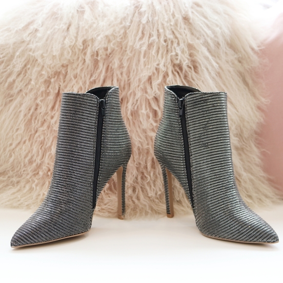 COPY - Black Glitter Booties - Picture 4 of 4